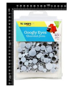 Explore a world of endless Possibilities : Teacher's Choice Googly Eyes  Assorted Sizes 400 Pieces 719